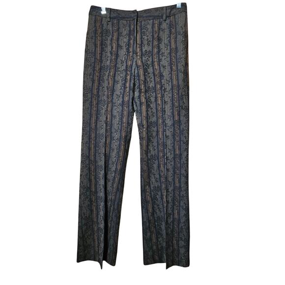 J'envie Wool Blend Pinstripe Patterned Dress Pants Size 4 - Picture 1 of 4